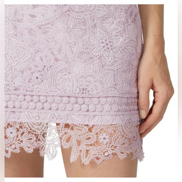 Saylor Lilac Lace Purple Dress Size Medium - Picture 6 of 13